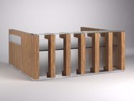 Arizona Contemporary Reception Desk with returns