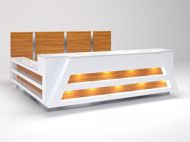 Brickell Modern Reception Desk alternate