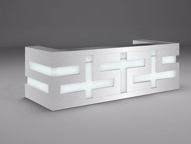 Amarillo Modern Reception Desk - without returns