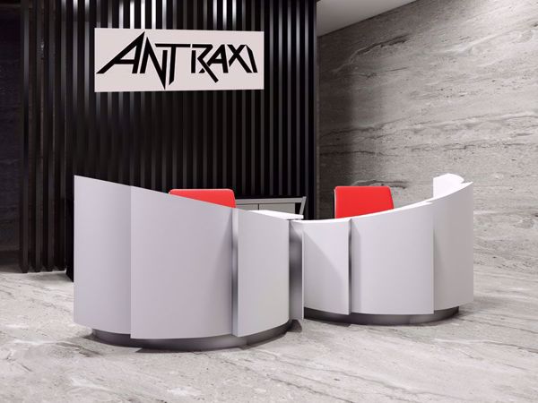 Dijon Modern Reception Desk Room Scene