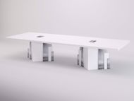 Standard Chambery conference table with power/data